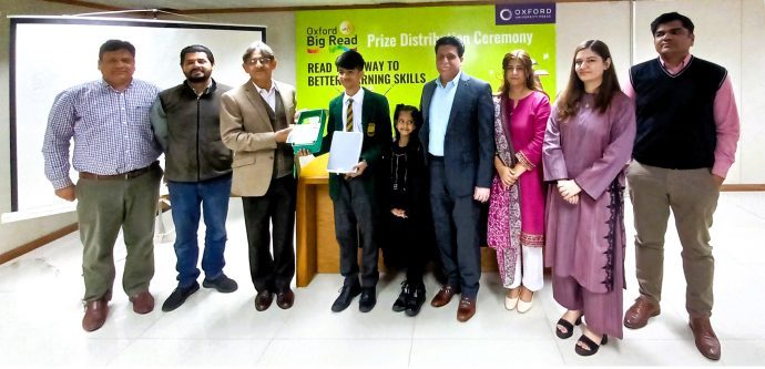 The 8th Oxford Big Read Global Competition Prize Distribution is Hosted by Oxford University Press Pakistan.
