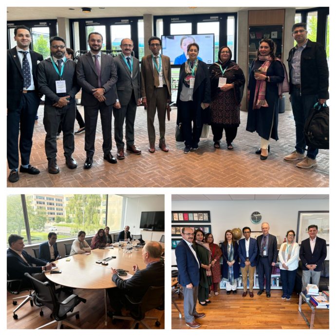 The Federal Minister for Federal Education and Professional Training, Dr. Khalid Maqbool Siddiqui, led a delegation to Cambridge University Press and Assessment in the United Kingdom.