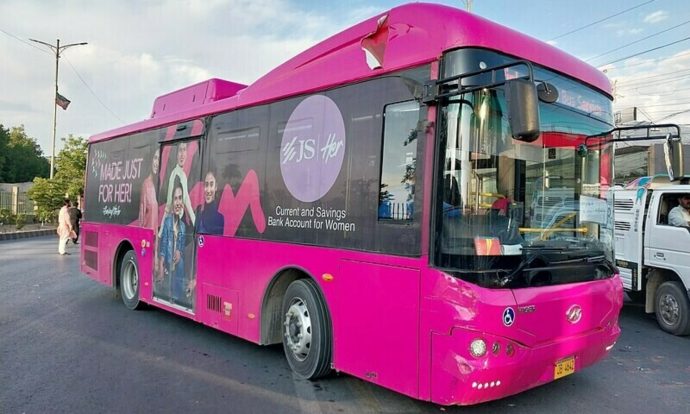 Pink buses for female students and teachers to start next week