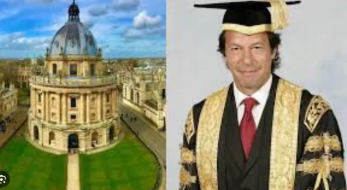 Imran Khan is vying to become chancellor of Oxford University.