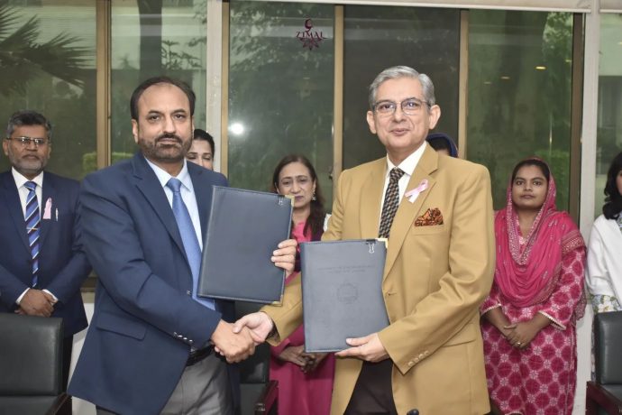 Collaboration between UET Lahore and Pink Ribbon Pakistan